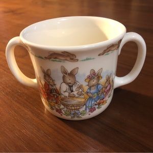Bunnykins Christening Double Handled Mug by Royal Doulton